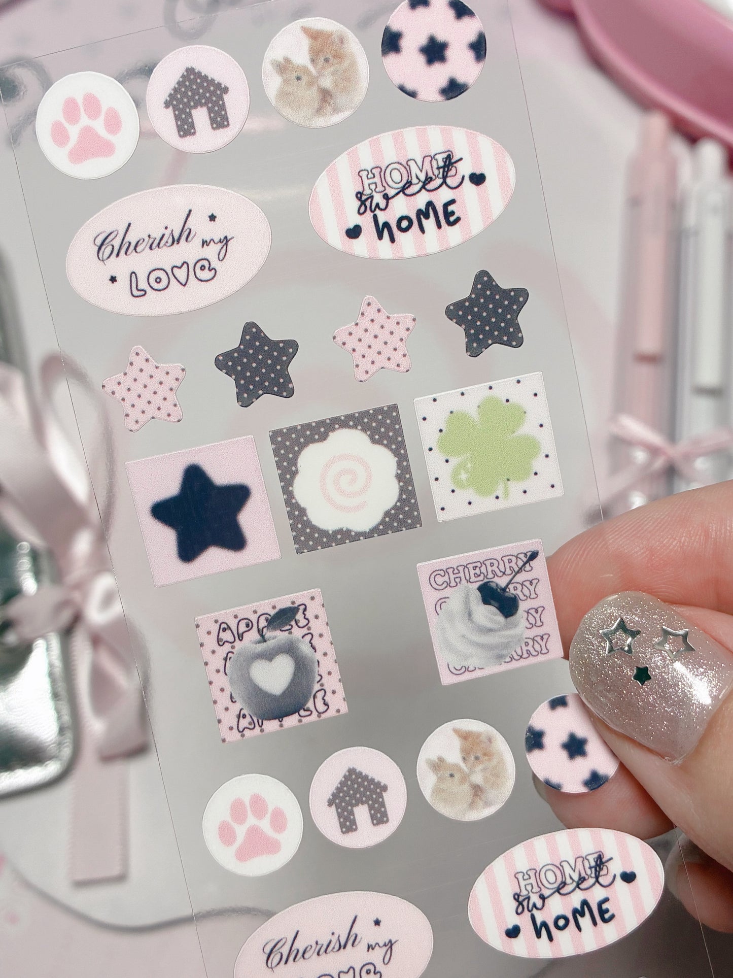 Cuddly Comforts Sticker Sheet