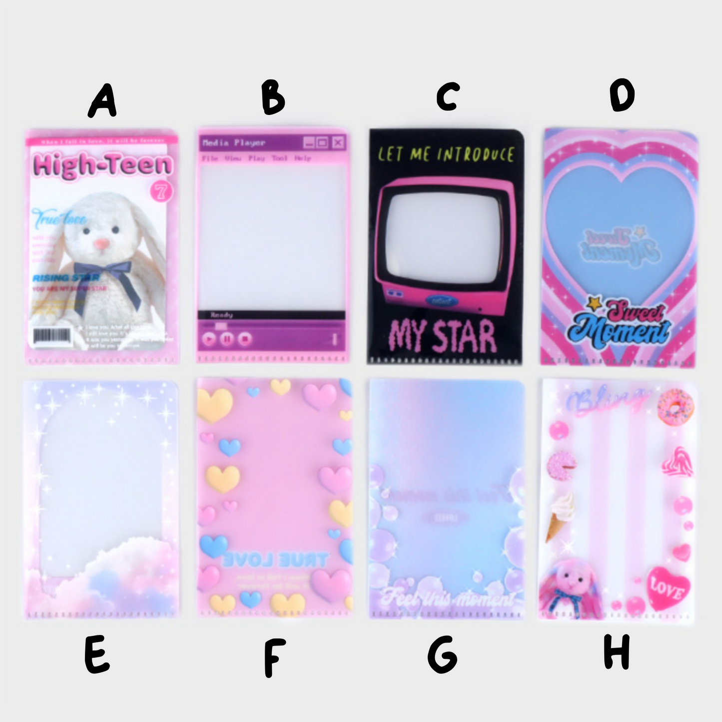 High Teen Photocard Frames