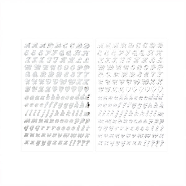 Silver Alphabet