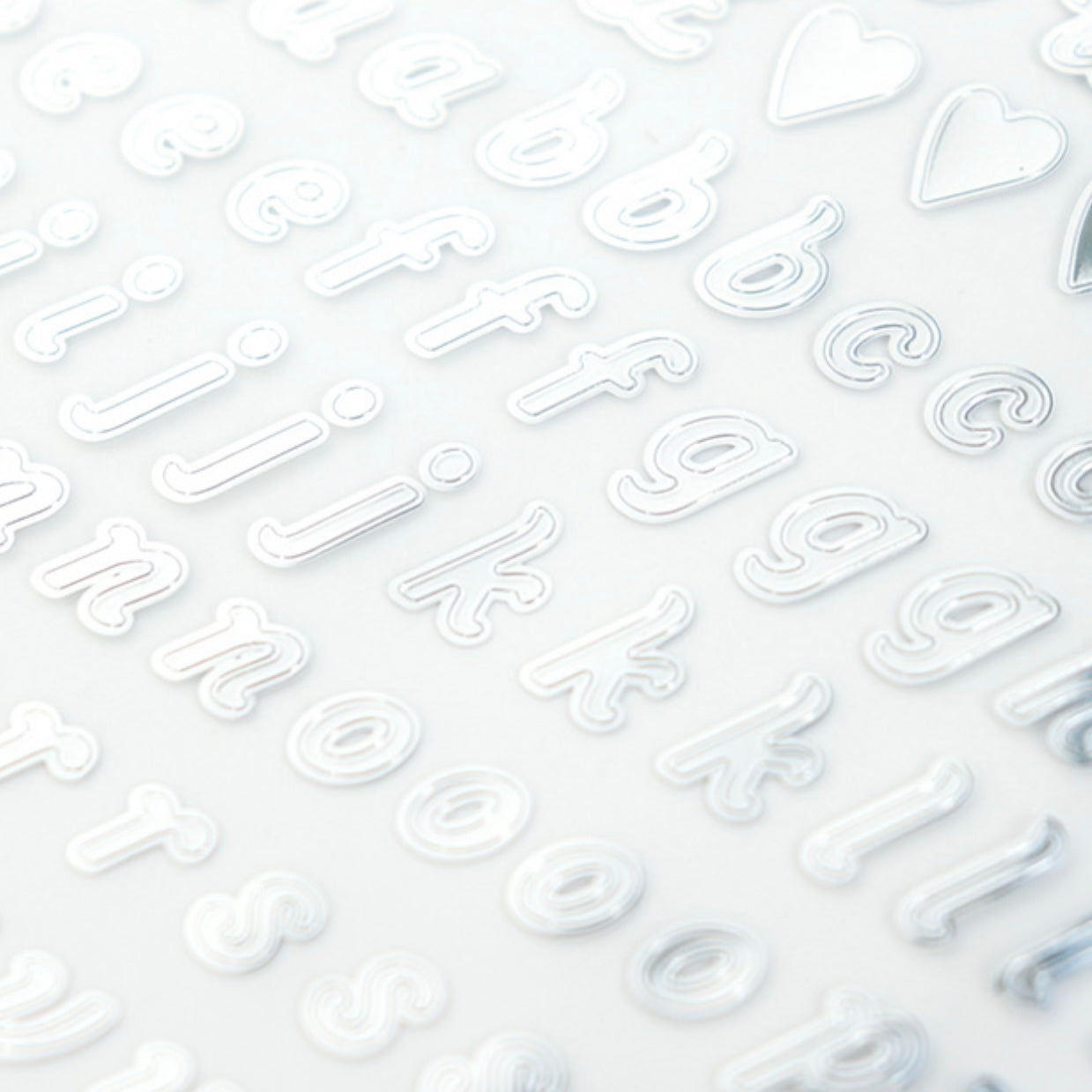 Silver Alphabet