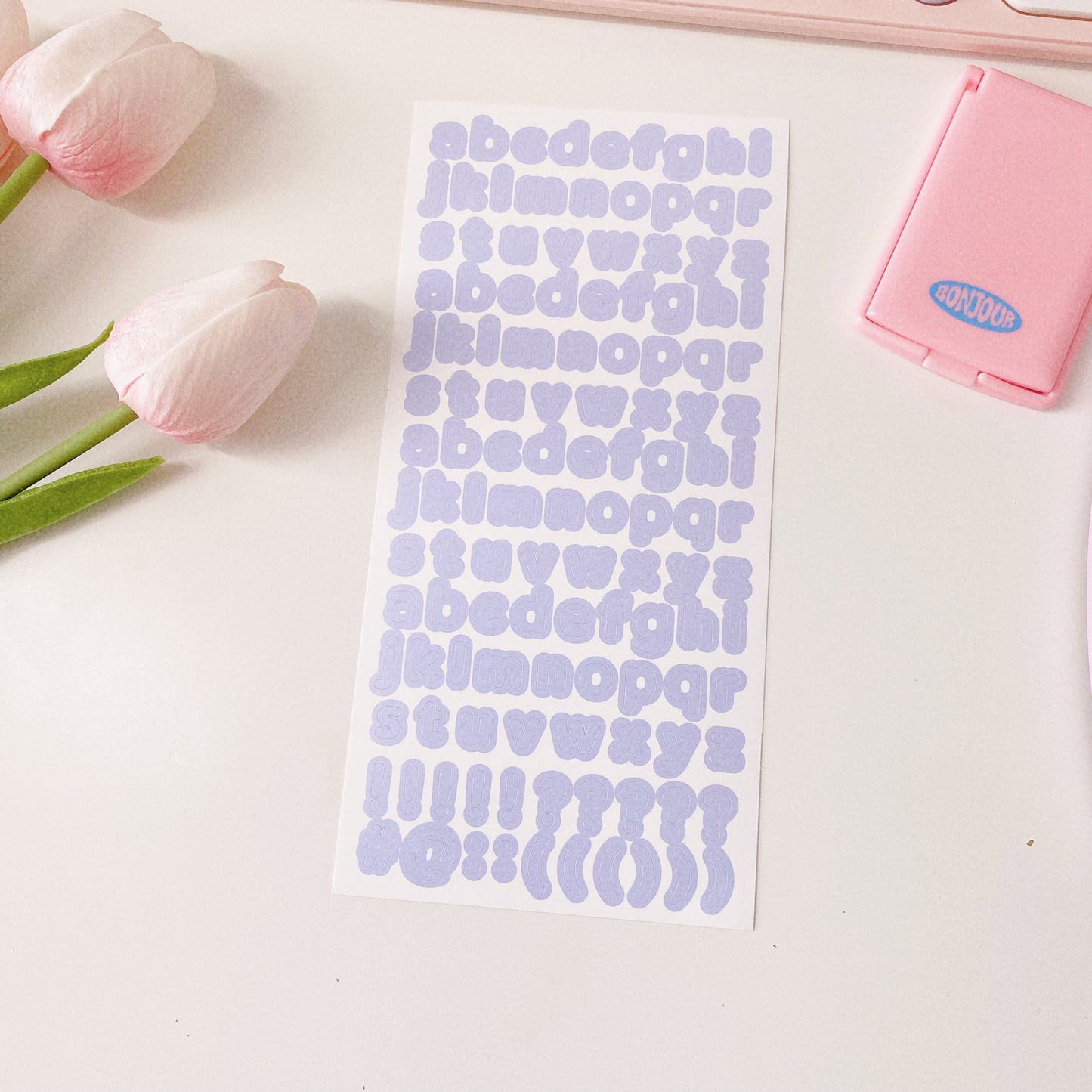Pastel & Vibrant Alphabet