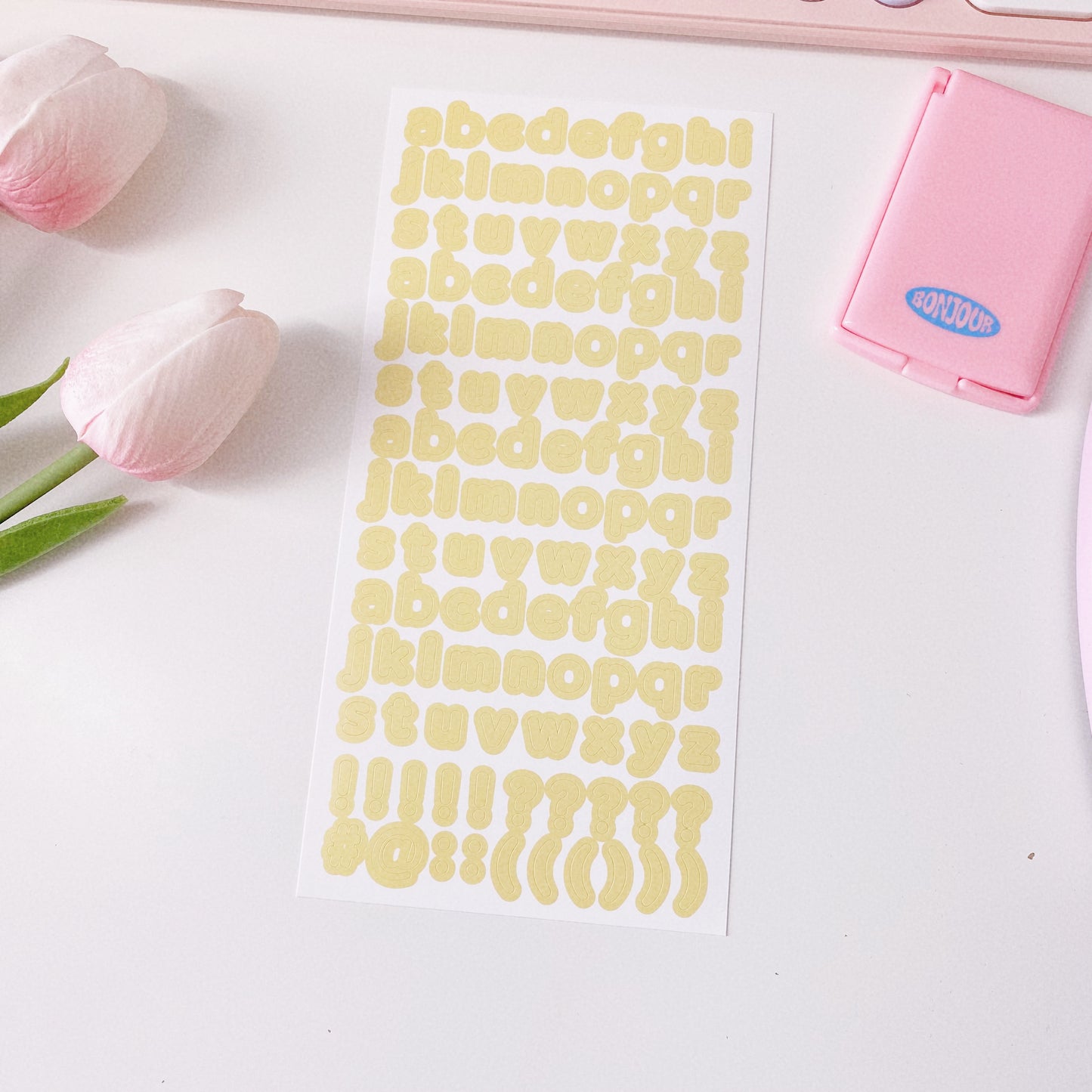 Pastel & Vibrant Alphabet