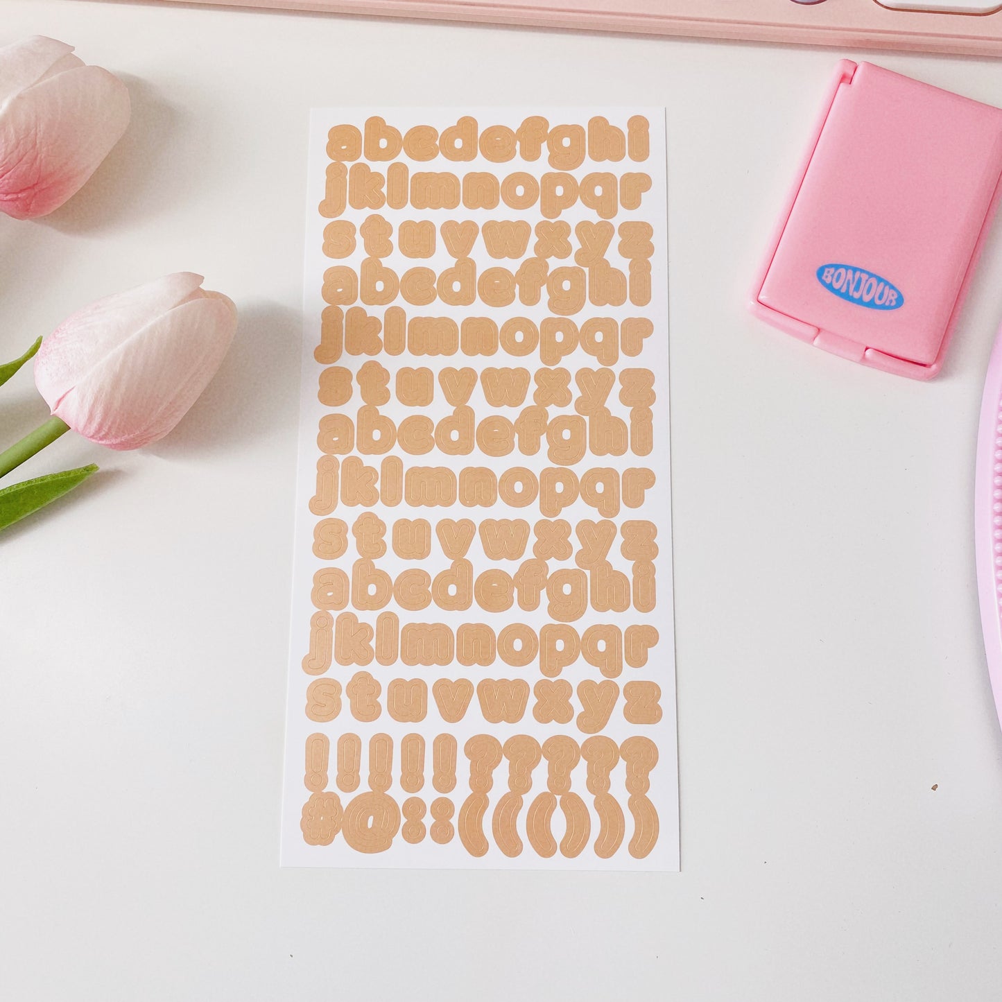 Pastel & Vibrant Alphabet