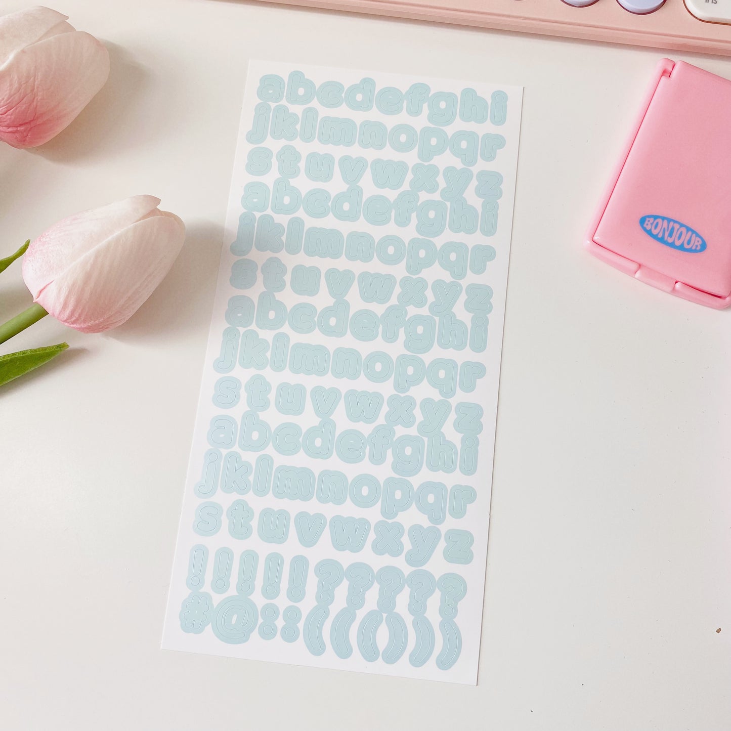 Pastel & Vibrant Alphabet