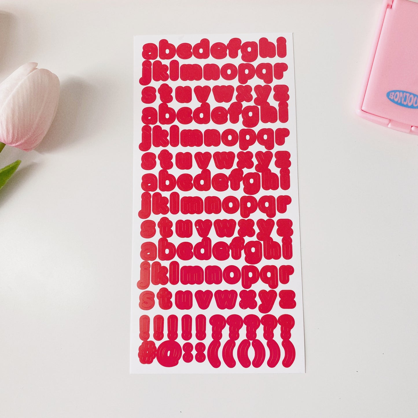 Pastel & Vibrant Alphabet