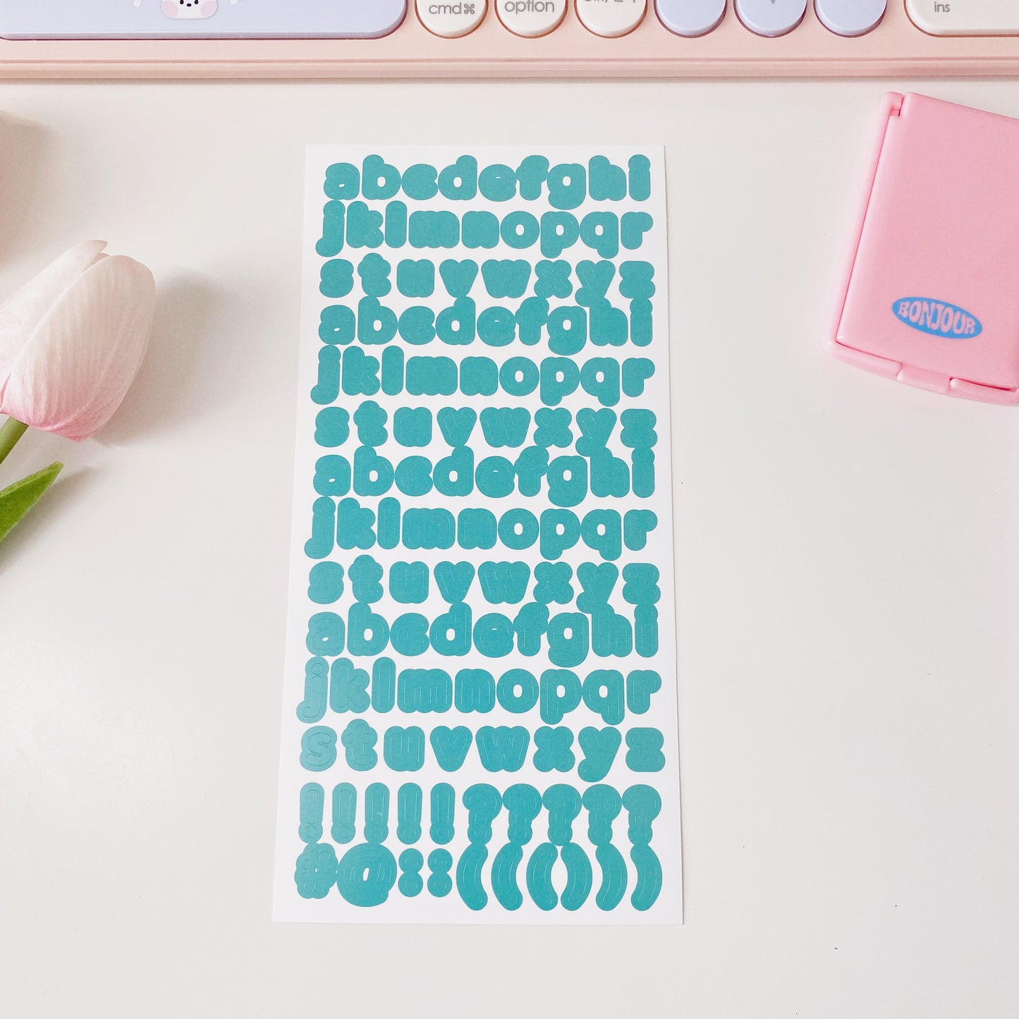Pastel & Vibrant Alphabet
