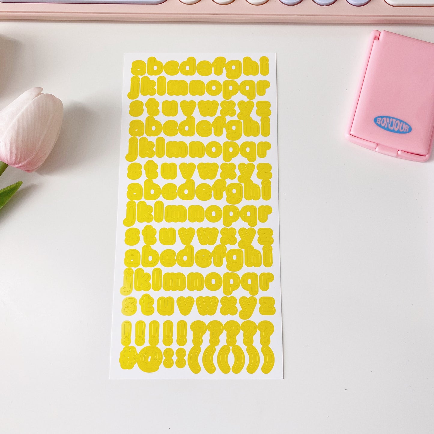 Pastel & Vibrant Alphabet