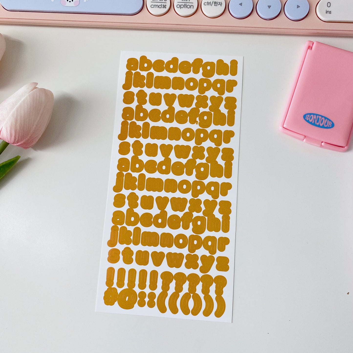 Pastel & Vibrant Alphabet
