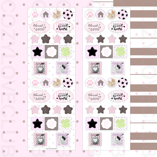 Cuddly Comforts Sticker Sheet