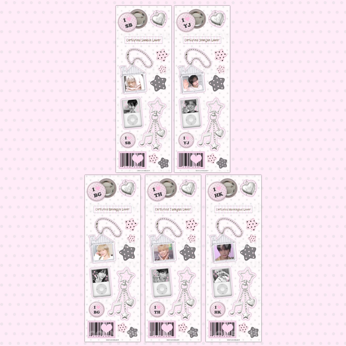 TXTCore Sticker Sheets