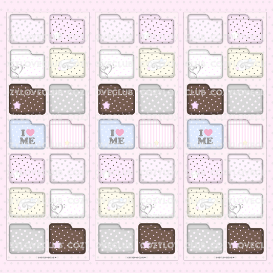Dreamy Desktop Sticker Sheet