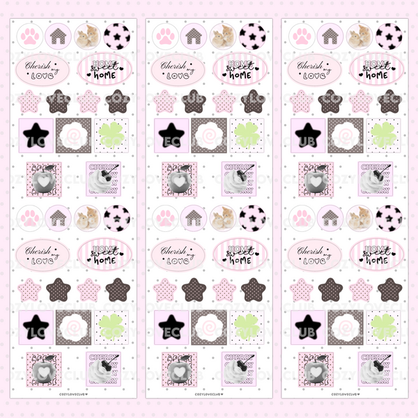 Cuddly Comforts Sticker Sheet