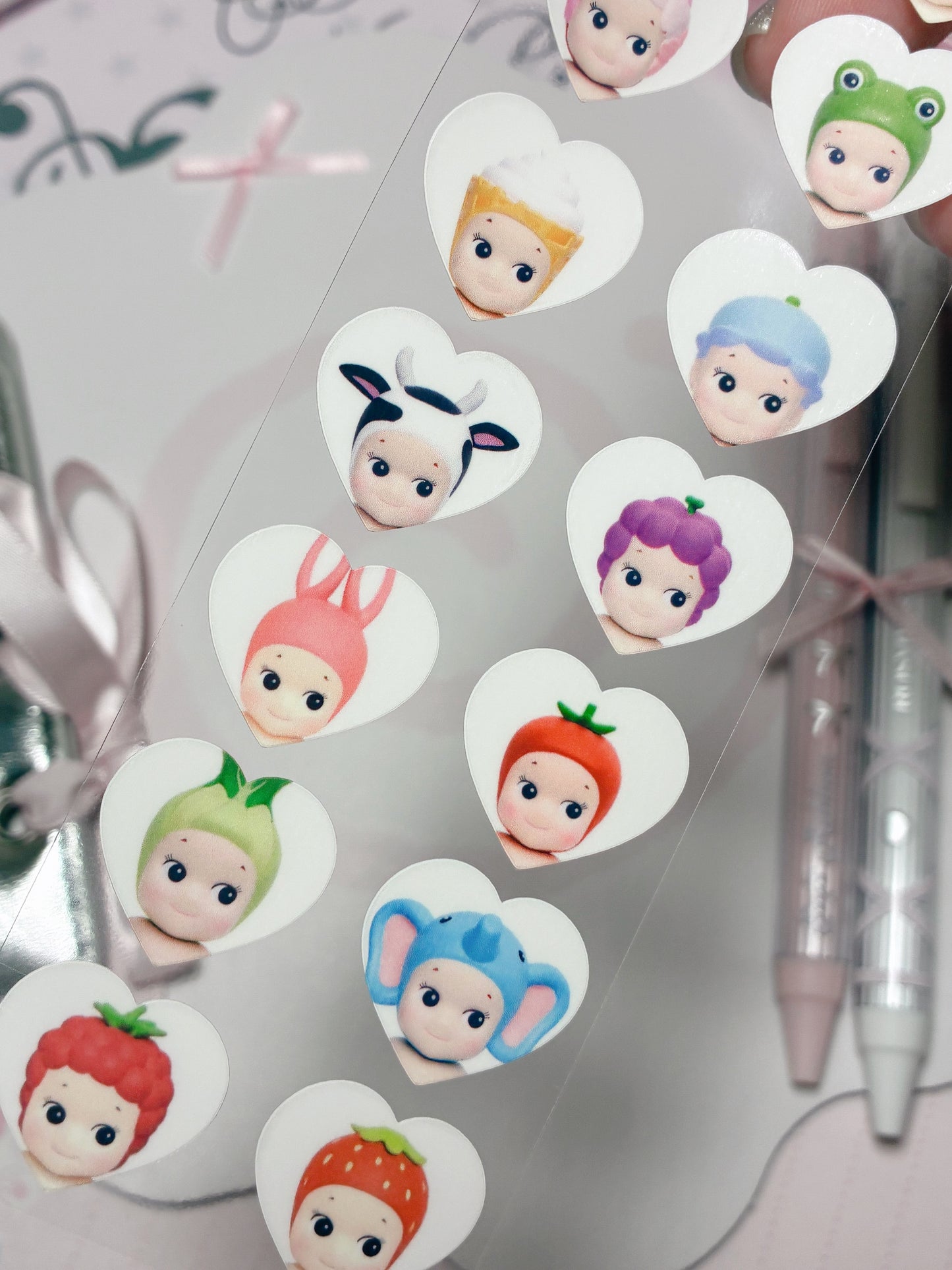 Angel Hearts Sticker Sheet