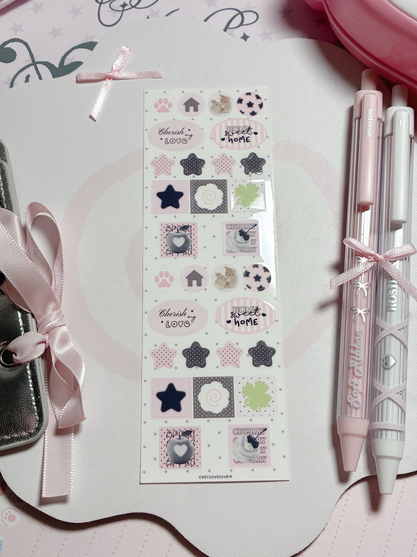 Cuddly Comforts Sticker Sheet