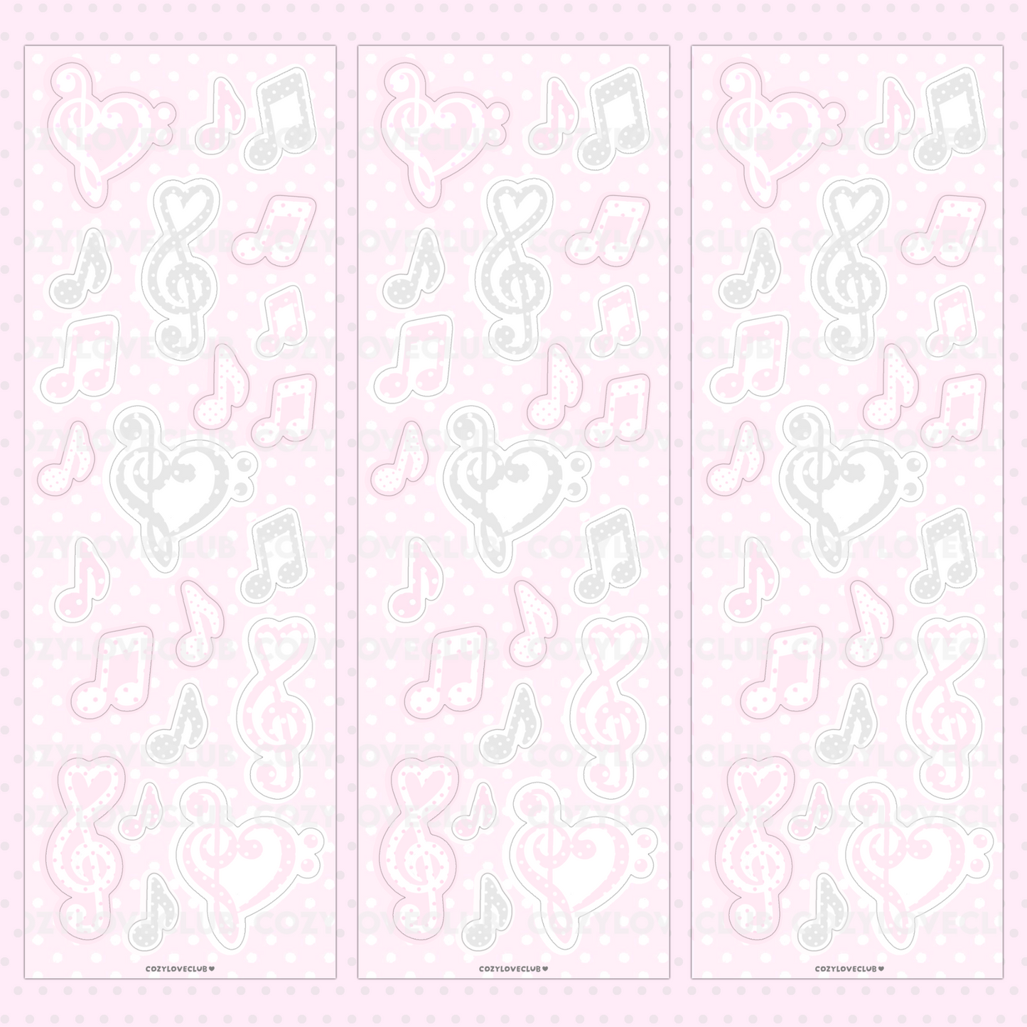Musical Melody Sticker Sheet