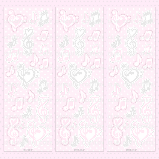 Musical Melody Sticker Sheet