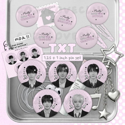 TXT Button Pin Set