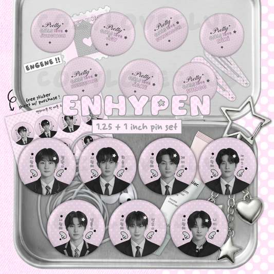 ENHYPEN Button Pin Set