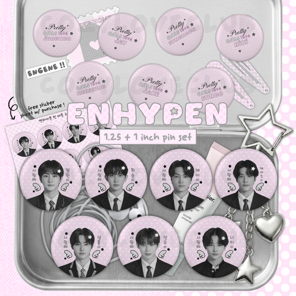 ENHYPEN Button Pin Set