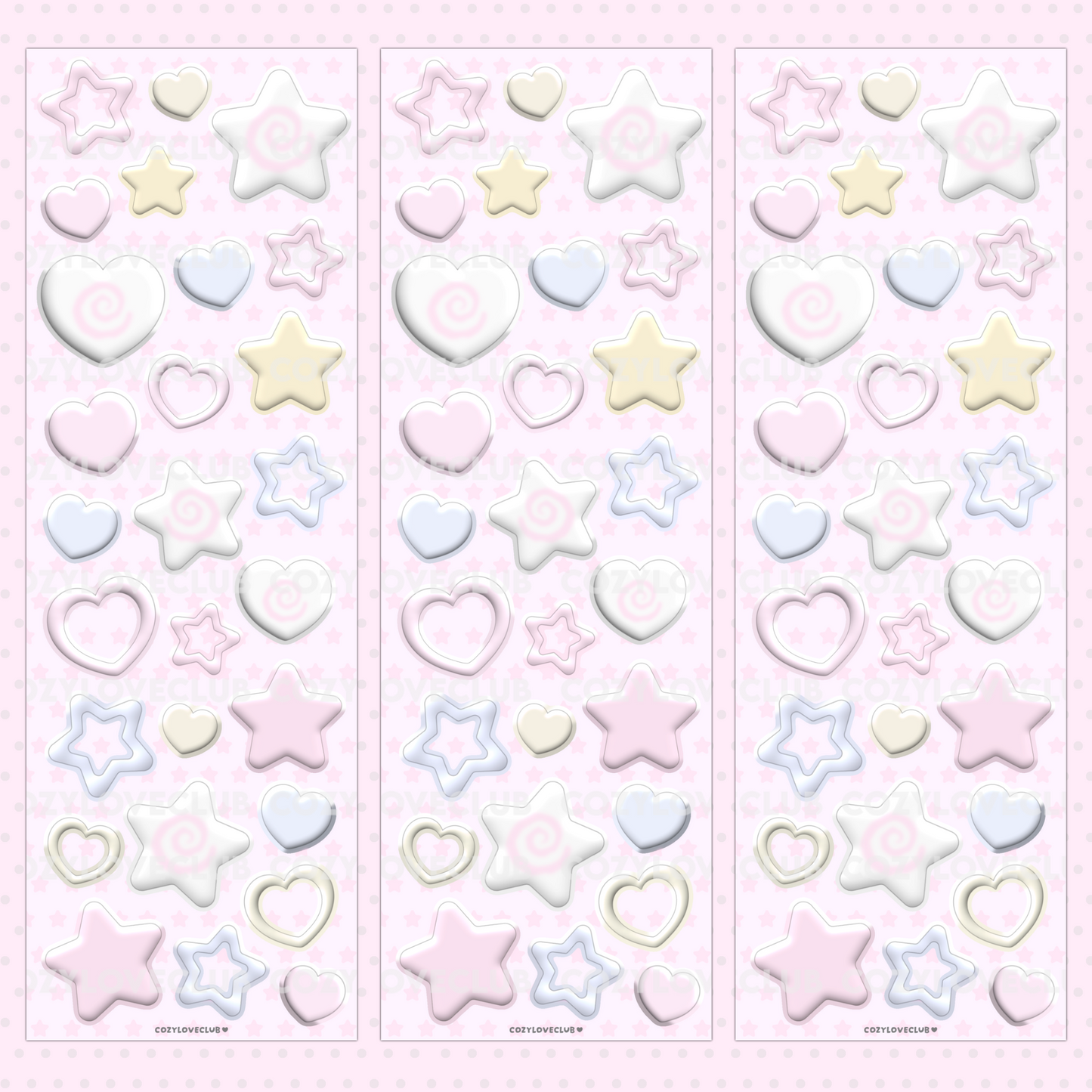 Sugar Swirl Sticker Sheet