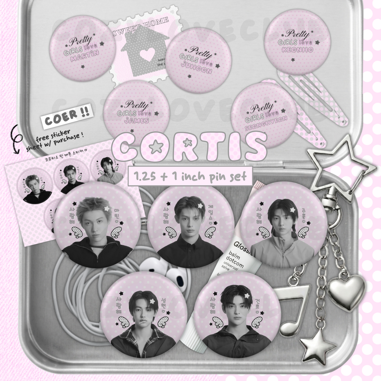 CORTIS Button Pin Set