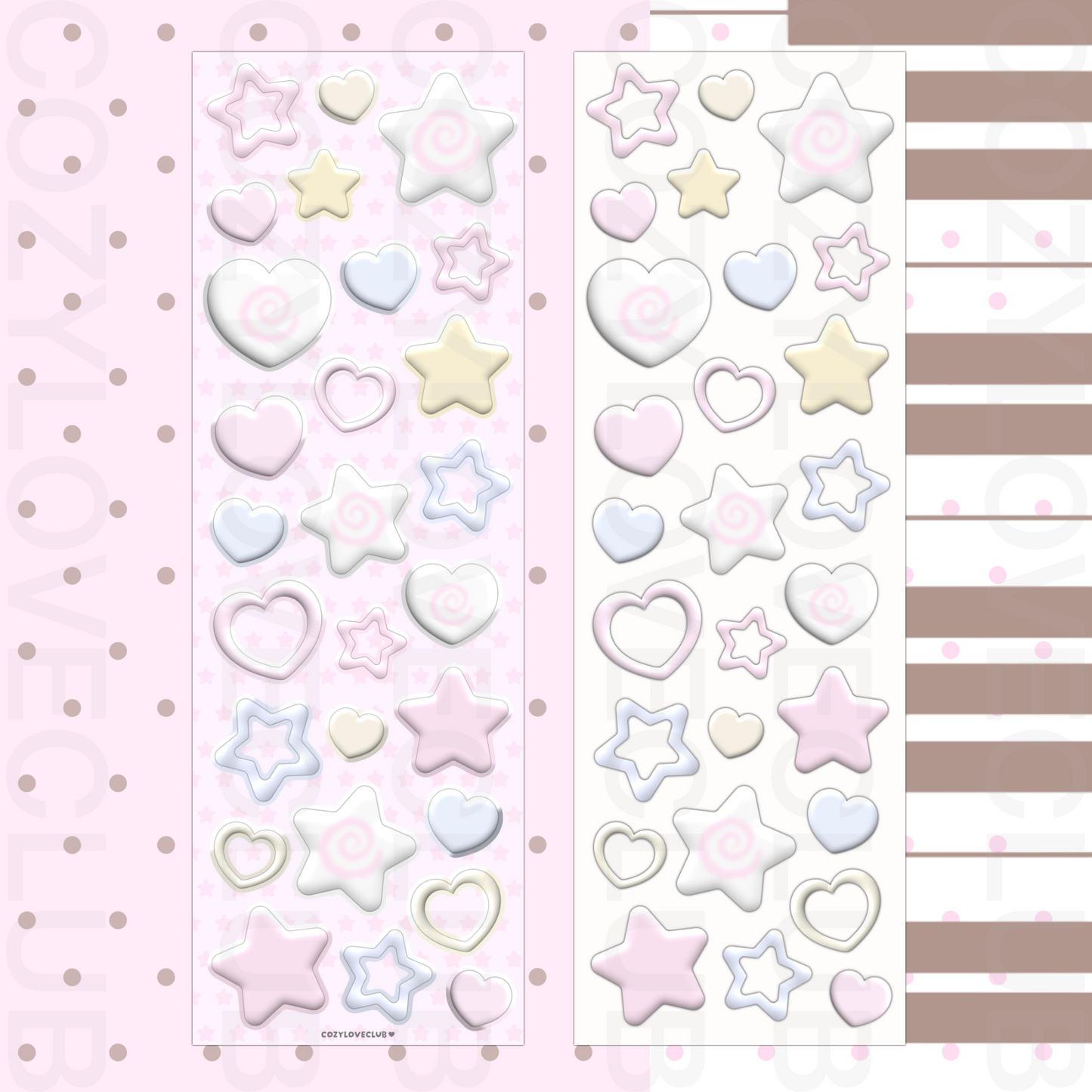 Sugar Swirl Sticker Sheet
