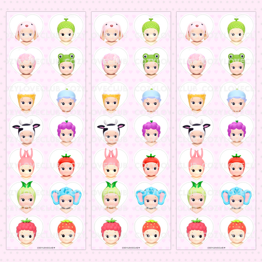 Angel Hearts Sticker Sheet