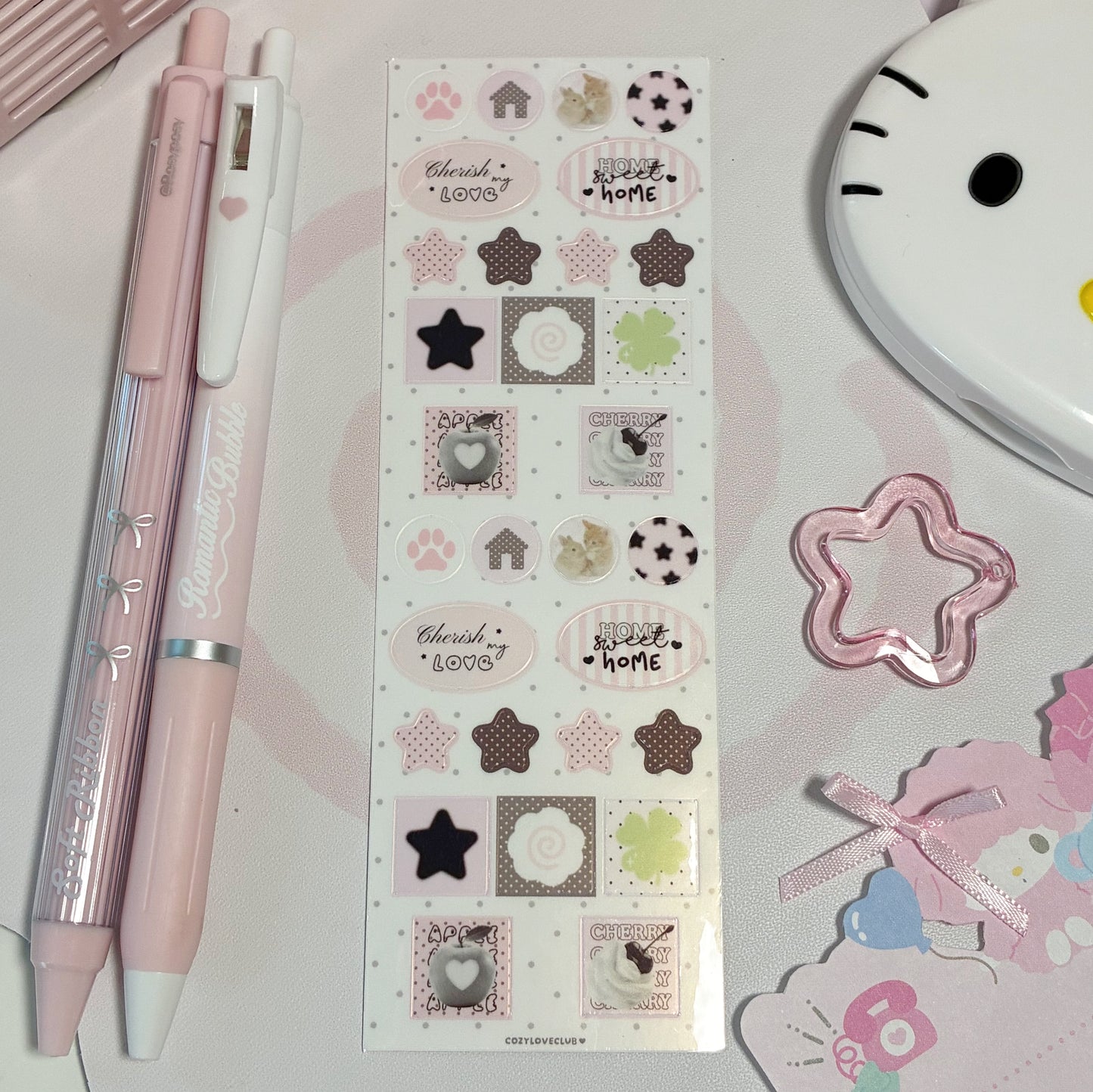 Cuddly Comforts Sticker Sheet